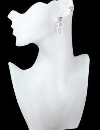 Single Ohrring / Earcuff Bergkristall