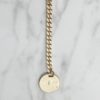 Ohrringe Gold Kette Chip