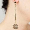 Ohrring Gold Kette Chip
