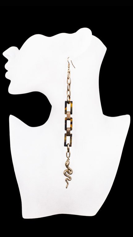 Single Ohrring SNAKE